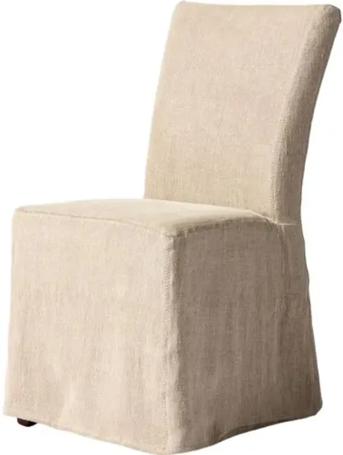 Grant Slipcovered Dining Chair - Beige