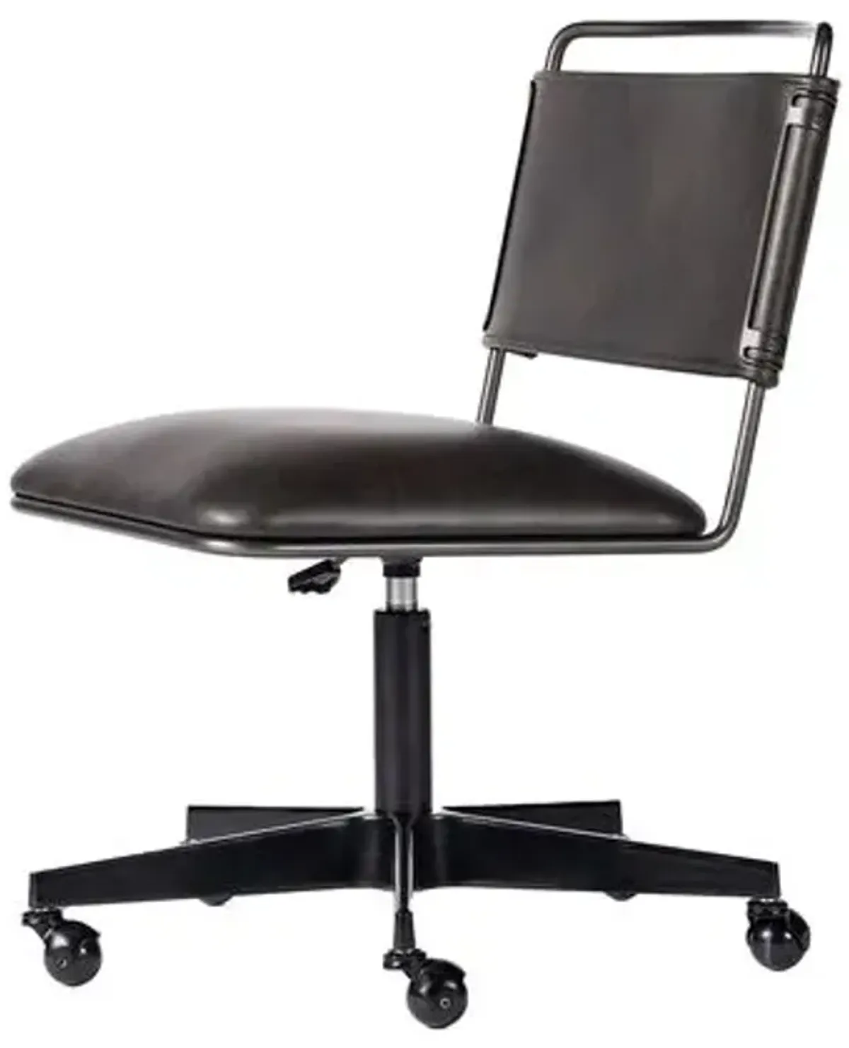 Georgia Desk Chair - Distressed Black