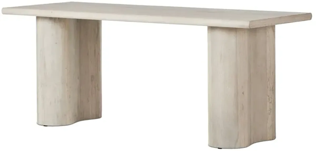 Gavin Desk, Bleached Spalted Oak