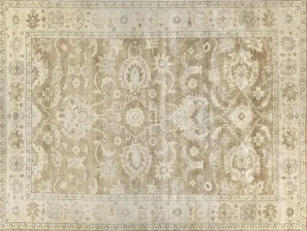 Zealand Hand Knotted Rug, Beige