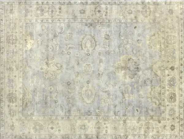 Himalayas Hand Knotted Rug, Gold/Gray