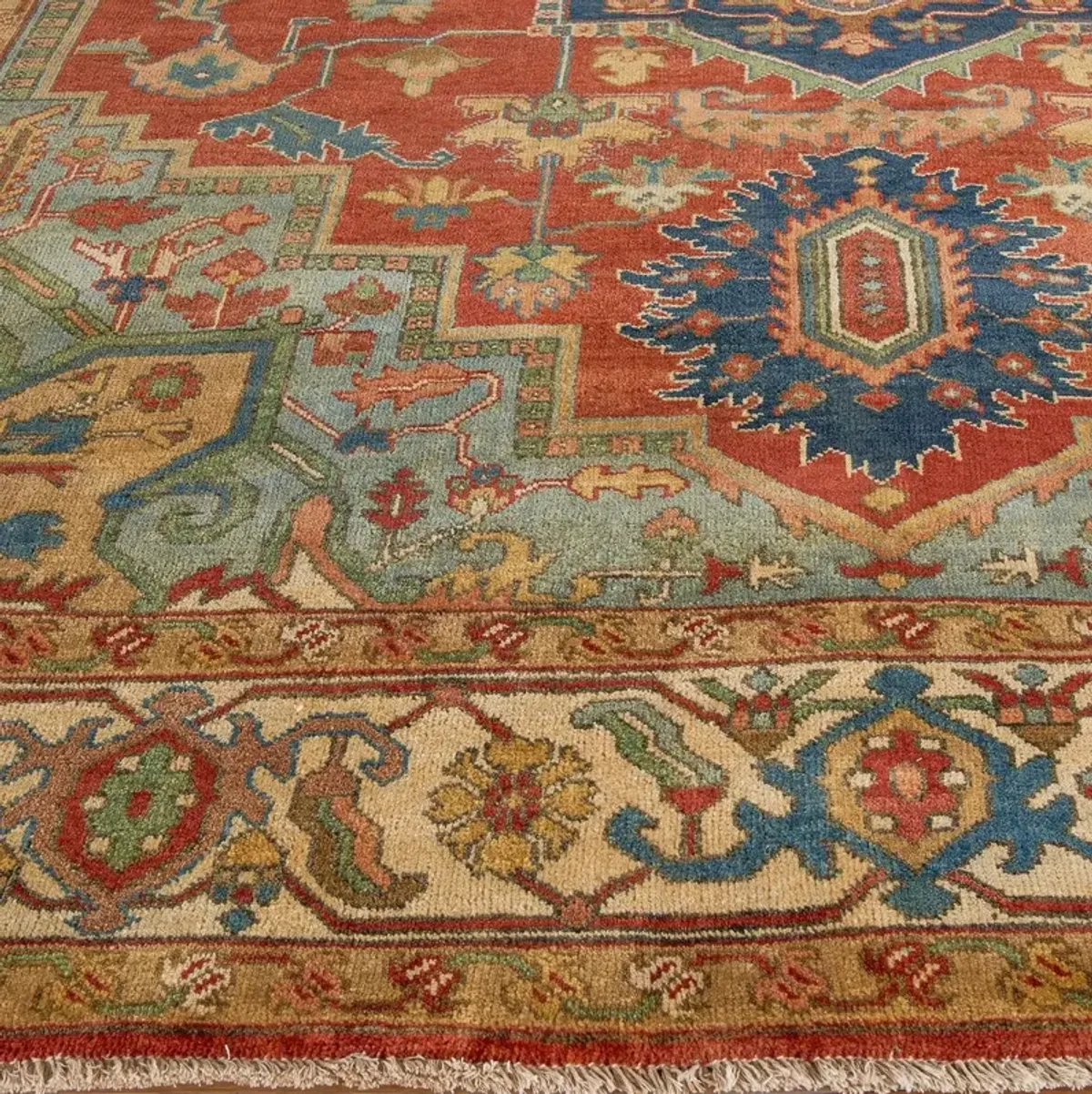 Cameron Hand Knotted Rug, Red