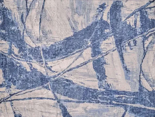 Olivia Hand-Knotted Rug, Blue