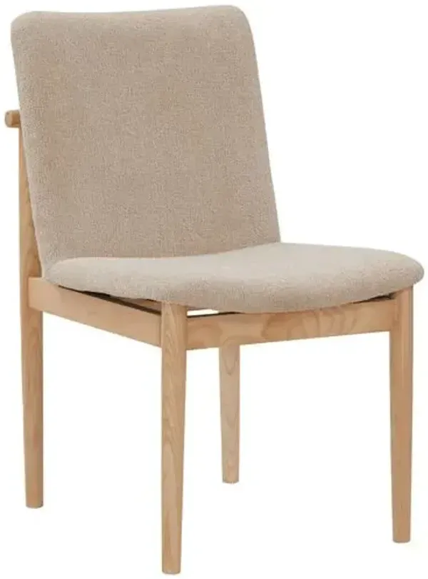 Darya Boucle Dining Chair - Beige