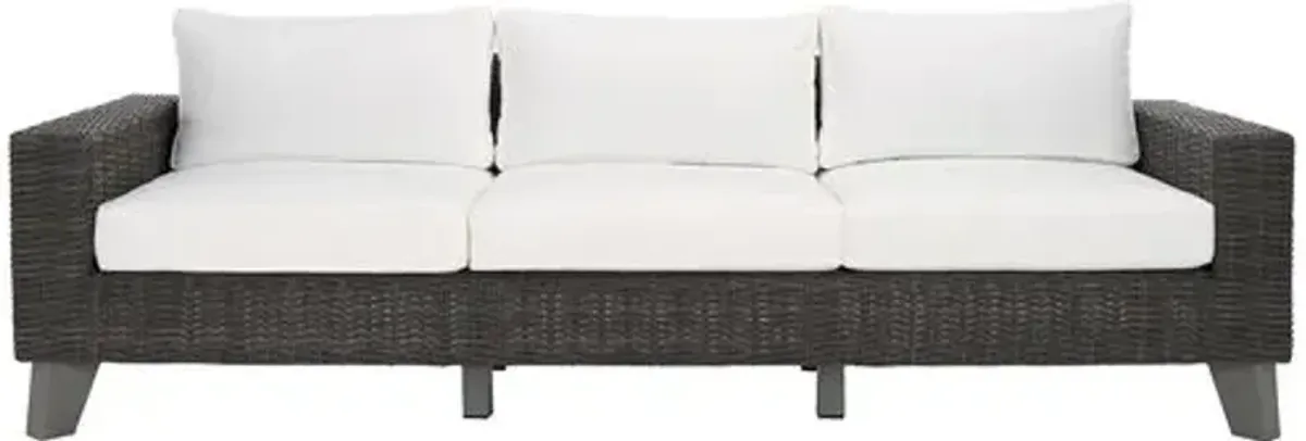 Aelwyn Wicker Patio Sofa