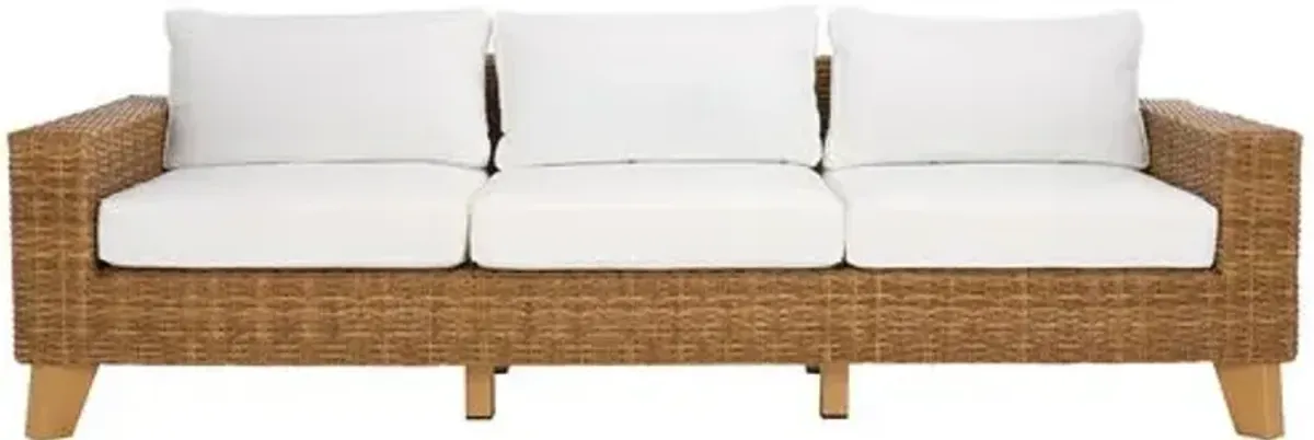 Aelwyn Wicker Patio Sofa