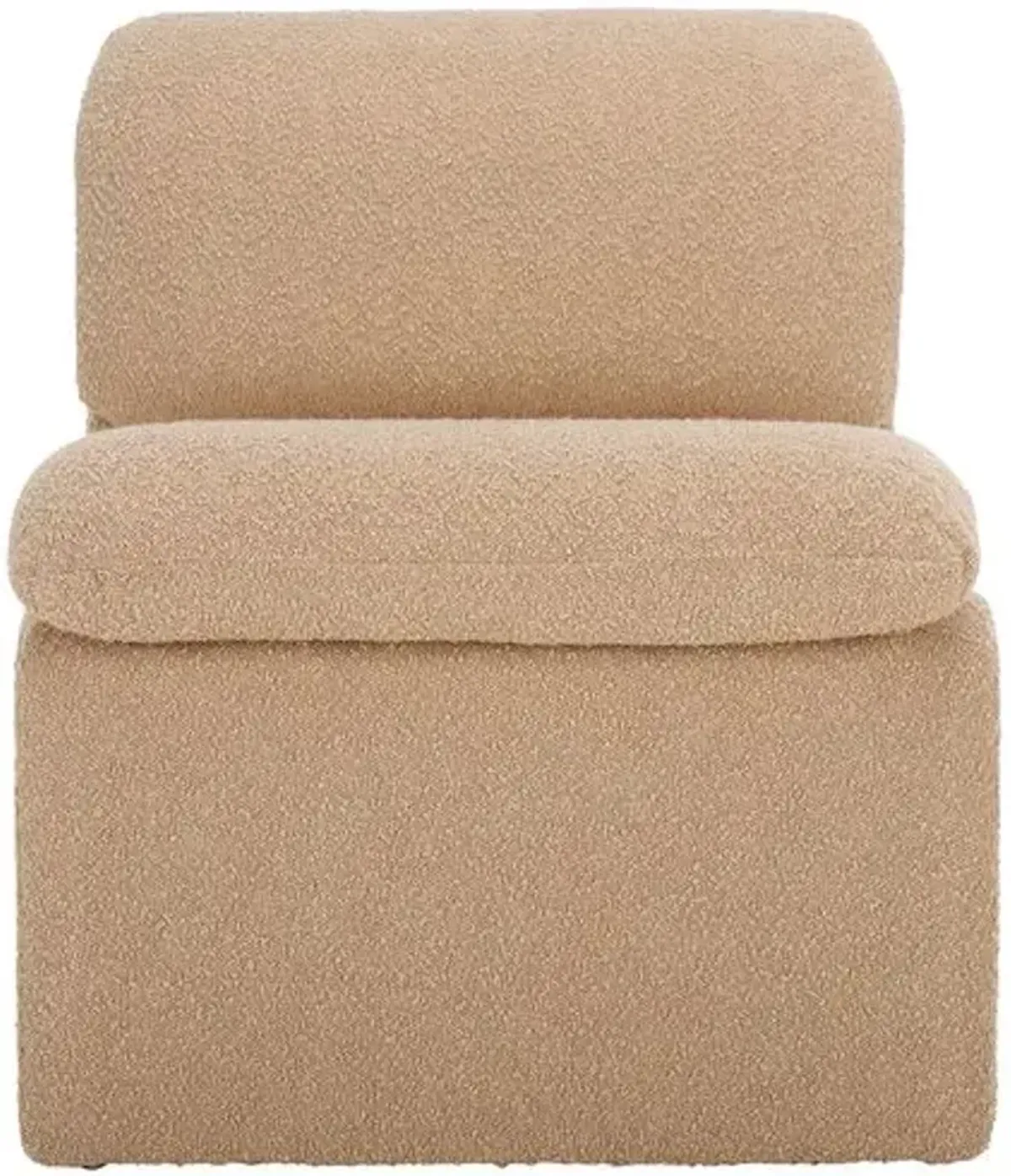 Aislinn Boucle Accent Chair - Beige, Comfortable, Durable