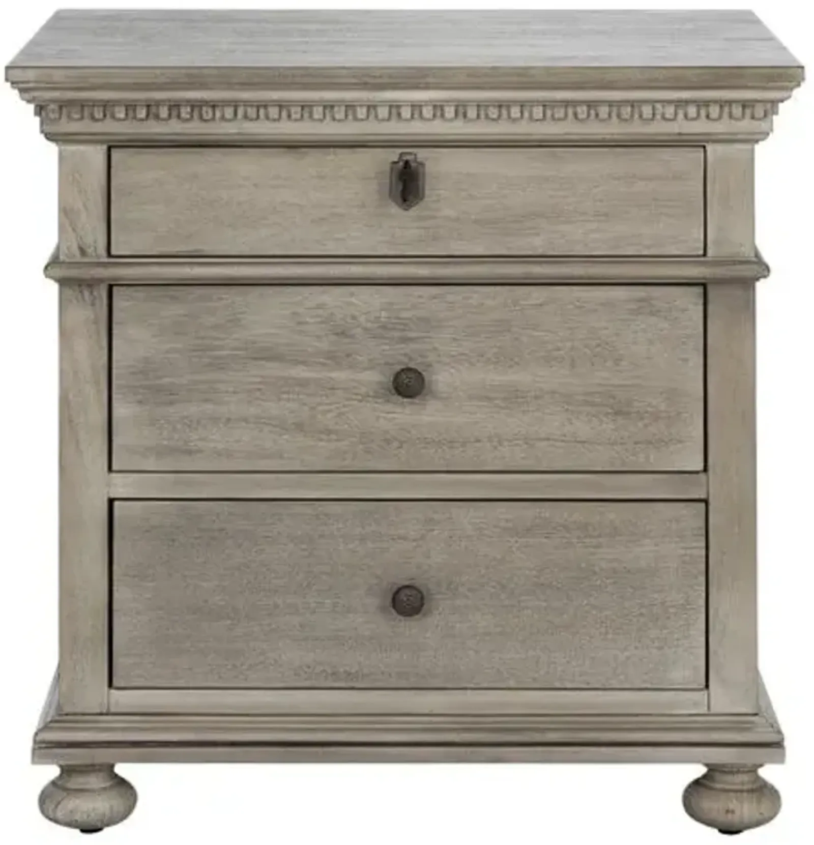 Nyla 3-Drawer Wood Nightstand