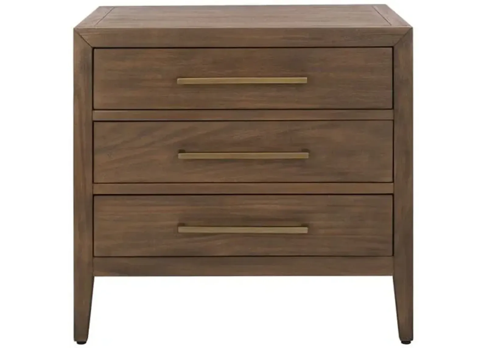 Romilly 3-Drawer Wood Nightstand