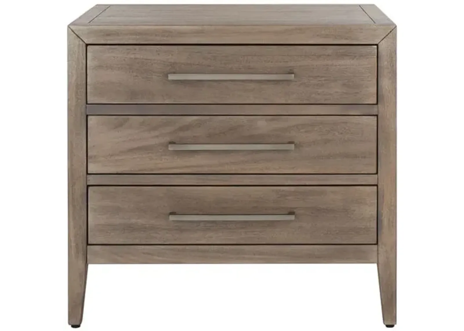 Romilly 3 Drawer Wood Nightstand