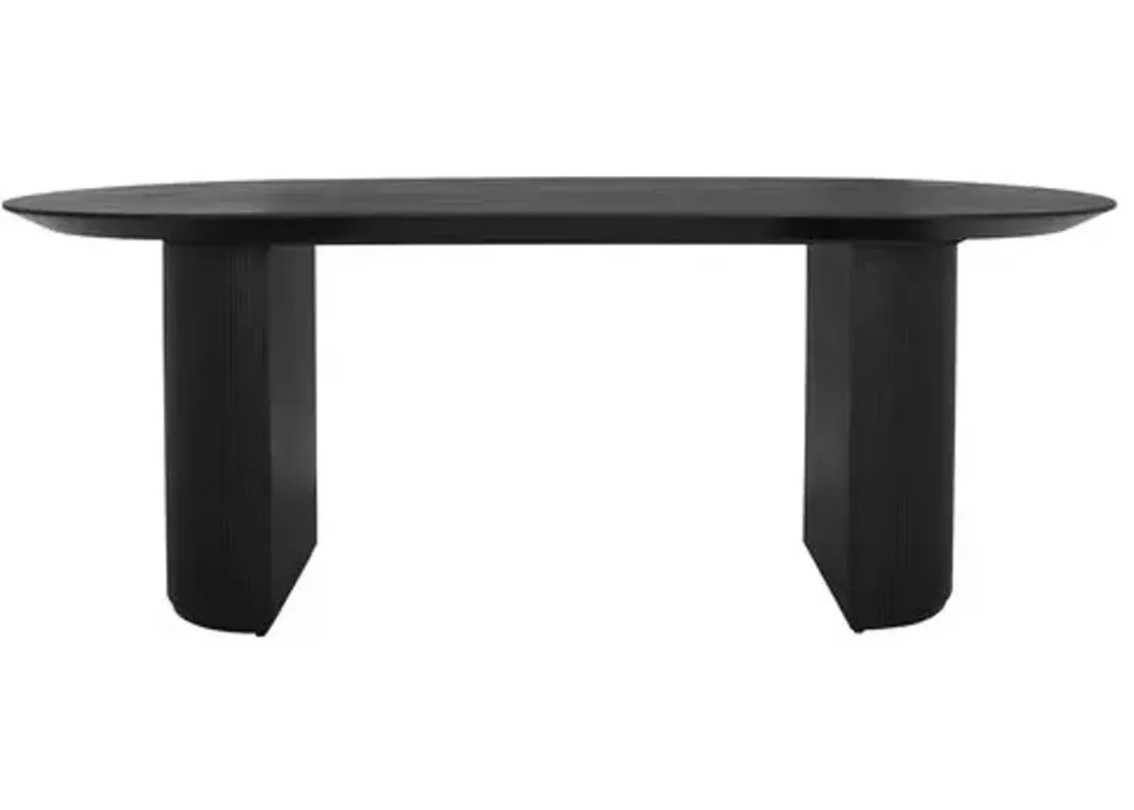 Xenia Wood 78.7" Dining Table