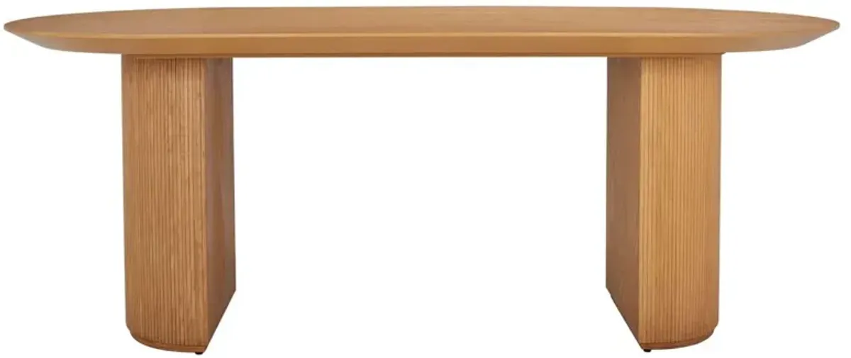Xenia Wood 78" Dining Table