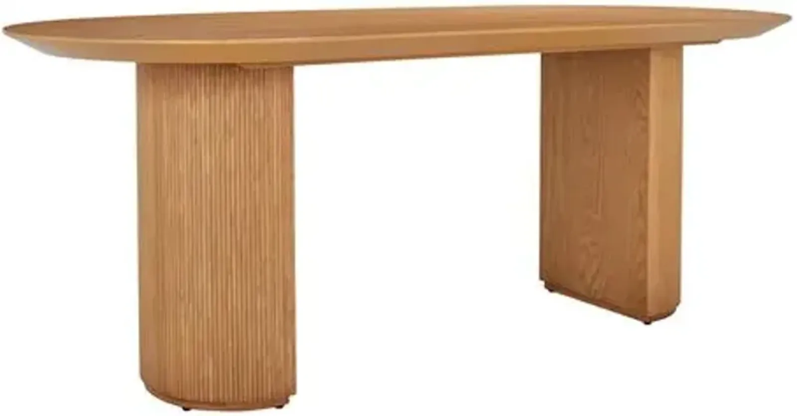 Xenia Wood 78" Dining Table