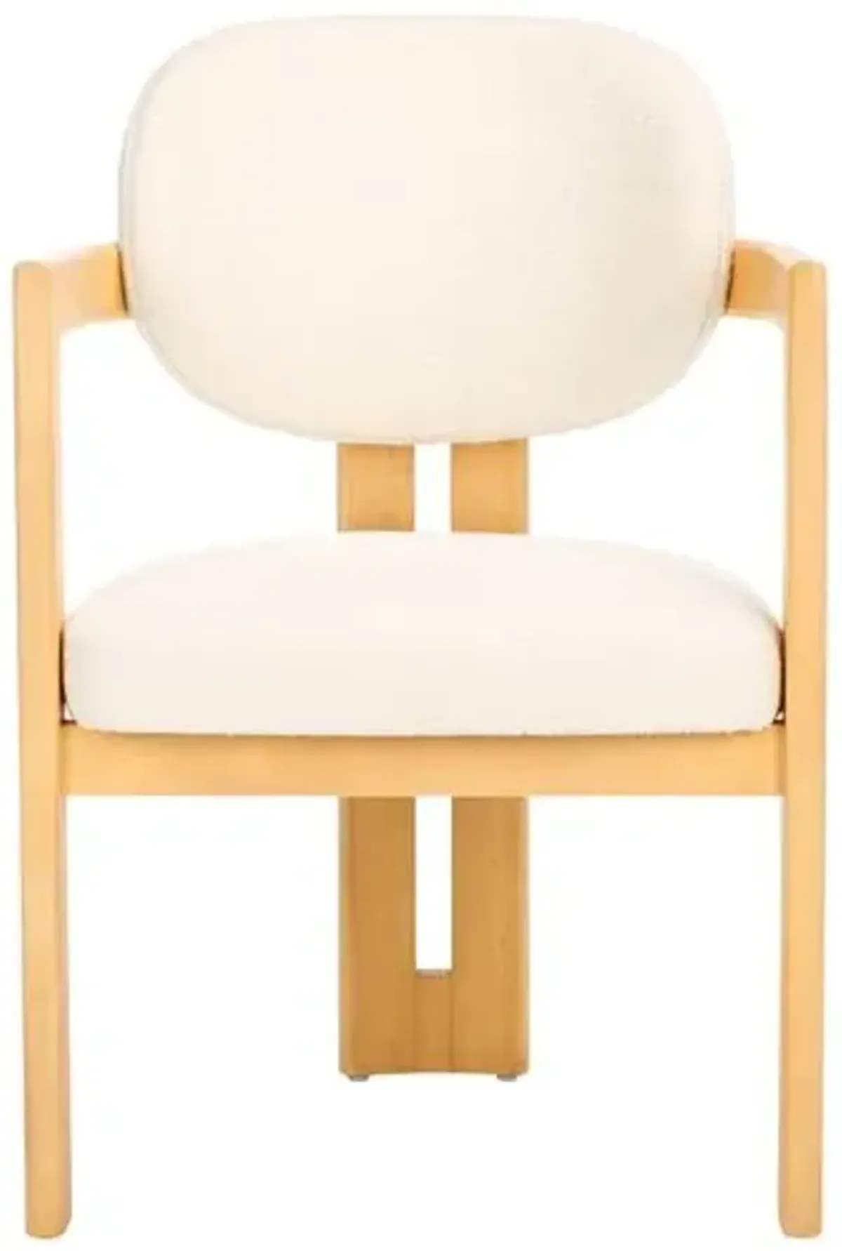 Bria Arm Chair - Ivory/Natural