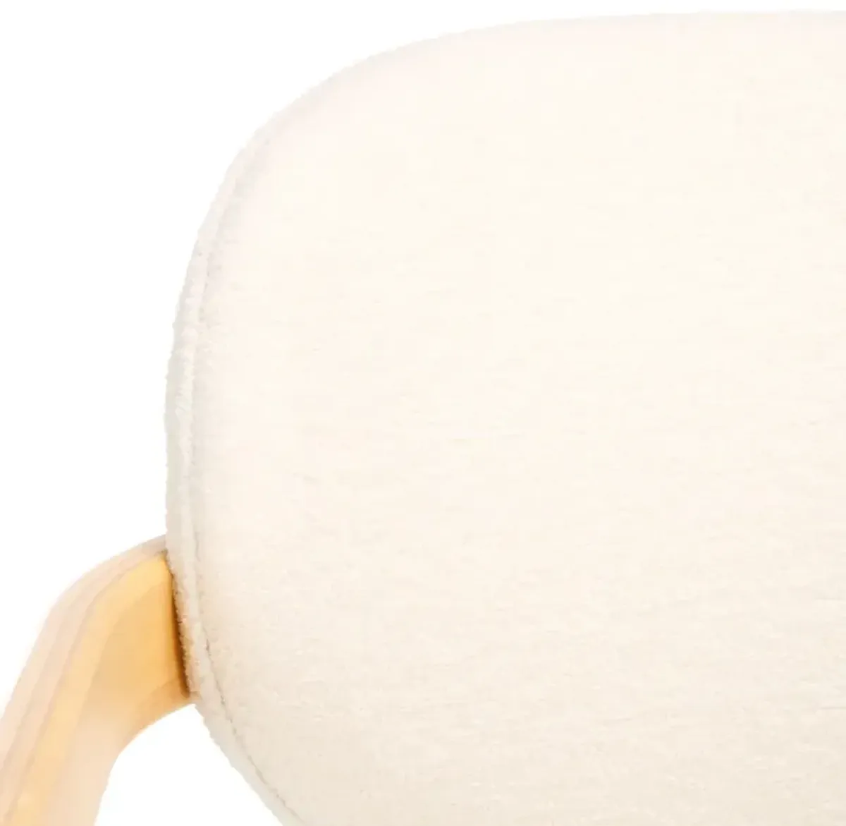 Bria Arm Chair, Ivory/Natural