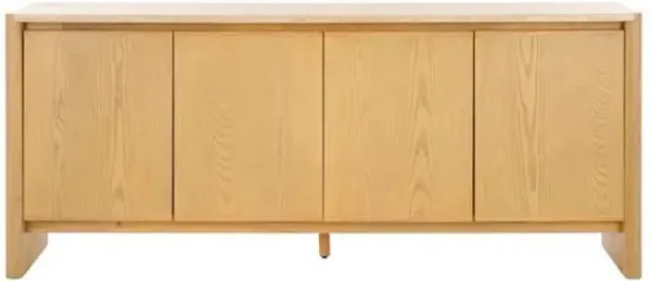 Bria Sideboard - Natural/Travertine - Brown