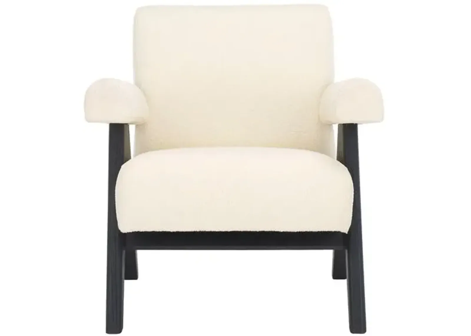 Fionnuala Upholstered Accent Chair - Black, Comfortable, Durable