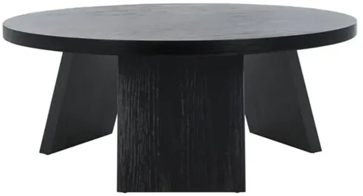 Calla Wood Coffee Table - Black