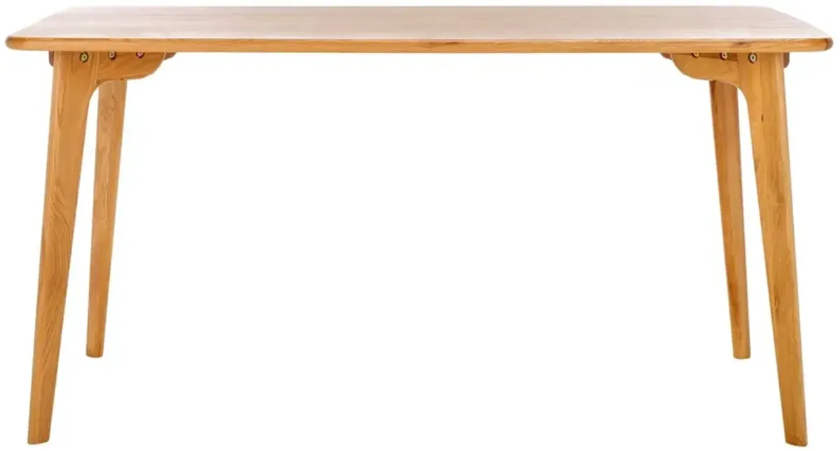 Kalila Wood Dining Table, Natural