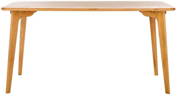 Kalila Wood Dining Table, Natural