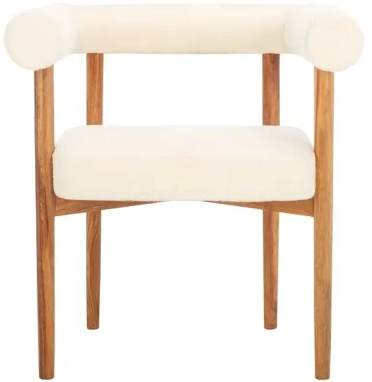 Pallas Dining Chair - White/Natural