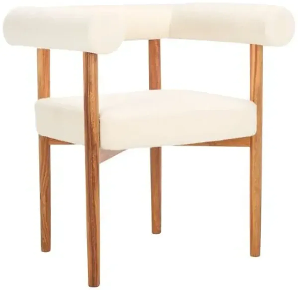 Pallas Dining Chair - White/Natural