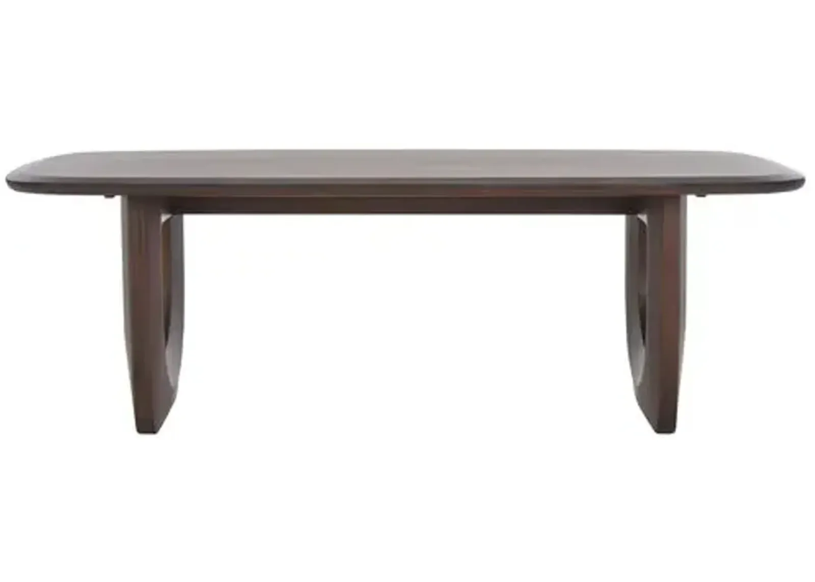 Romy Wood Coffee Table - Walnut - Brown