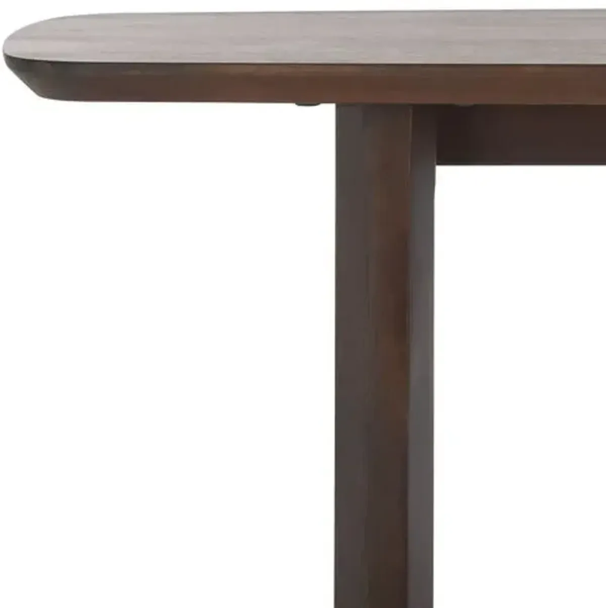 Romy Wood Console Table - Walnut - Brown