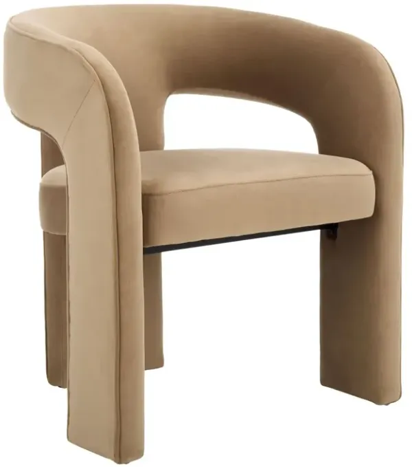 Wisteria 3-Leg Dining Chair - Brown