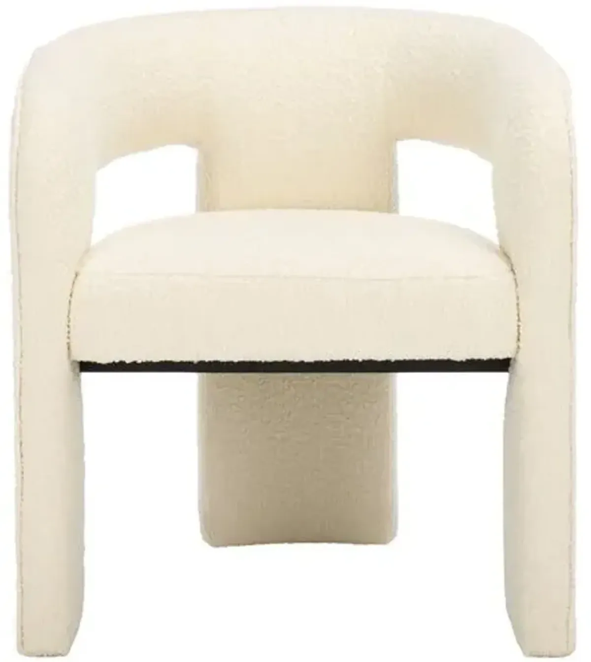 Wisteria 3 Leg Dining Chair - White