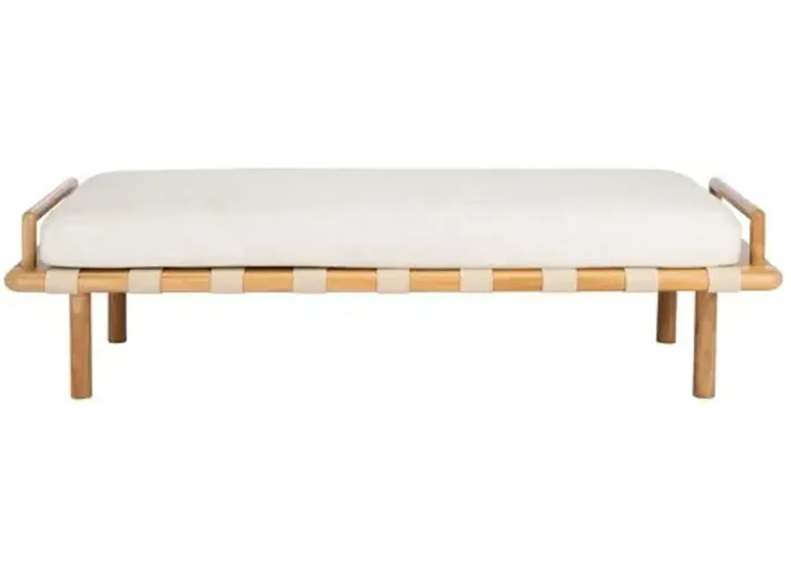 Xiomara Teak Bench - Brown