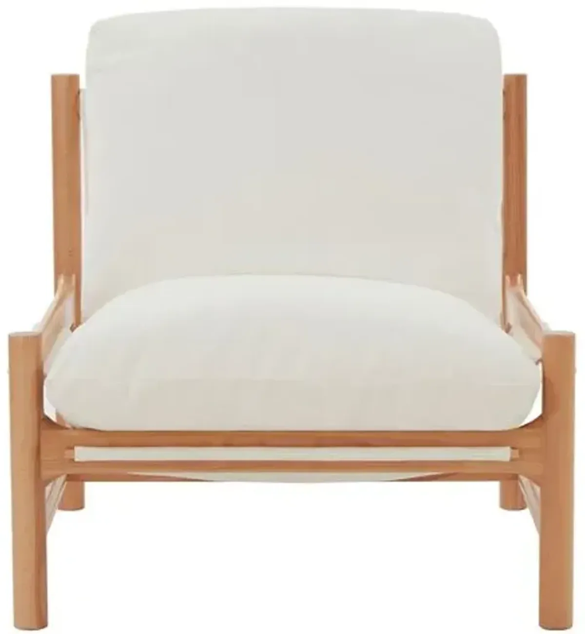 Yesabel Boucle Accent Chair - Ivory/Natural, Comfortable, Durable