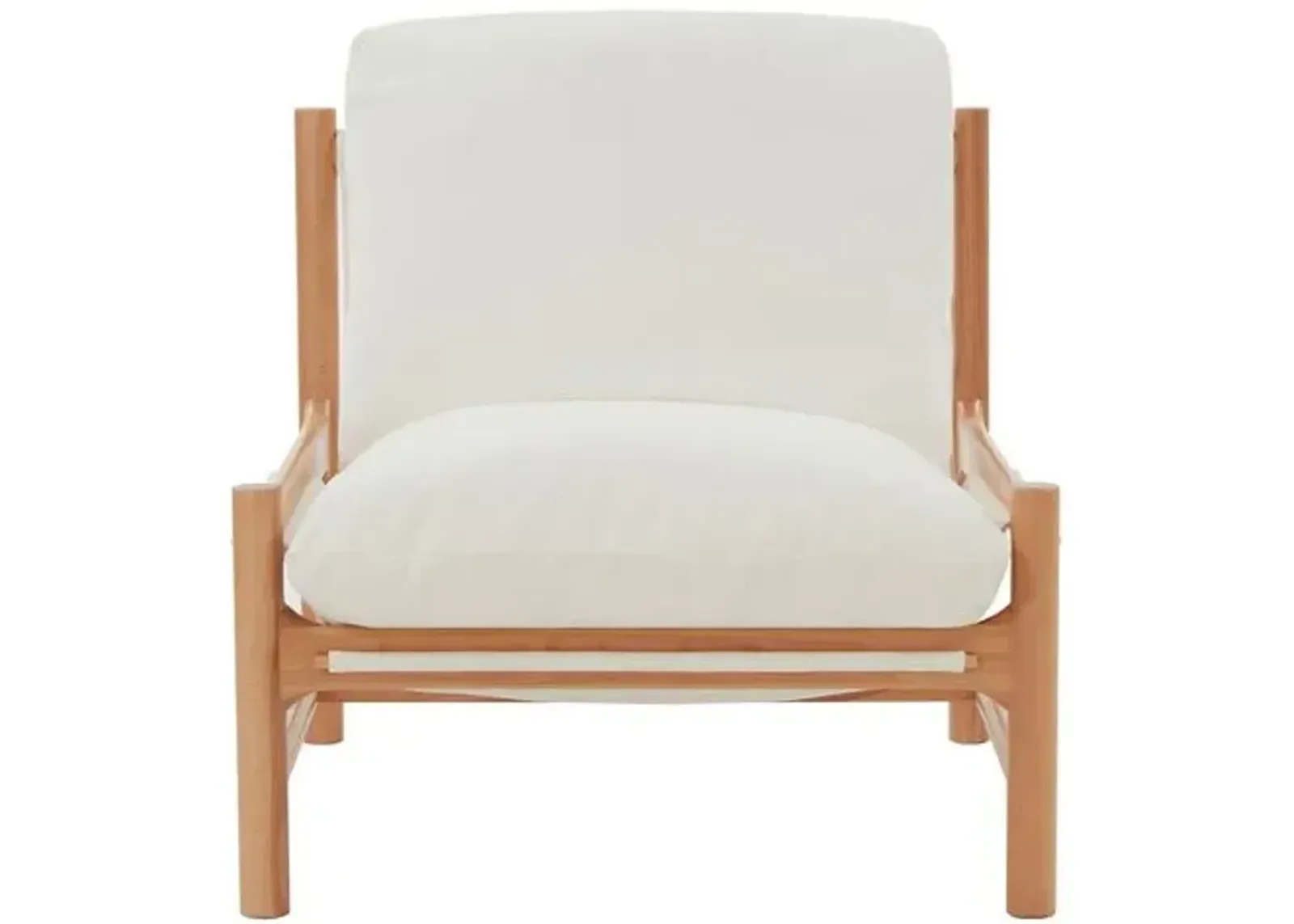 Yesabel Boucle Accent Chair - Ivory/Natural, Comfortable, Durable