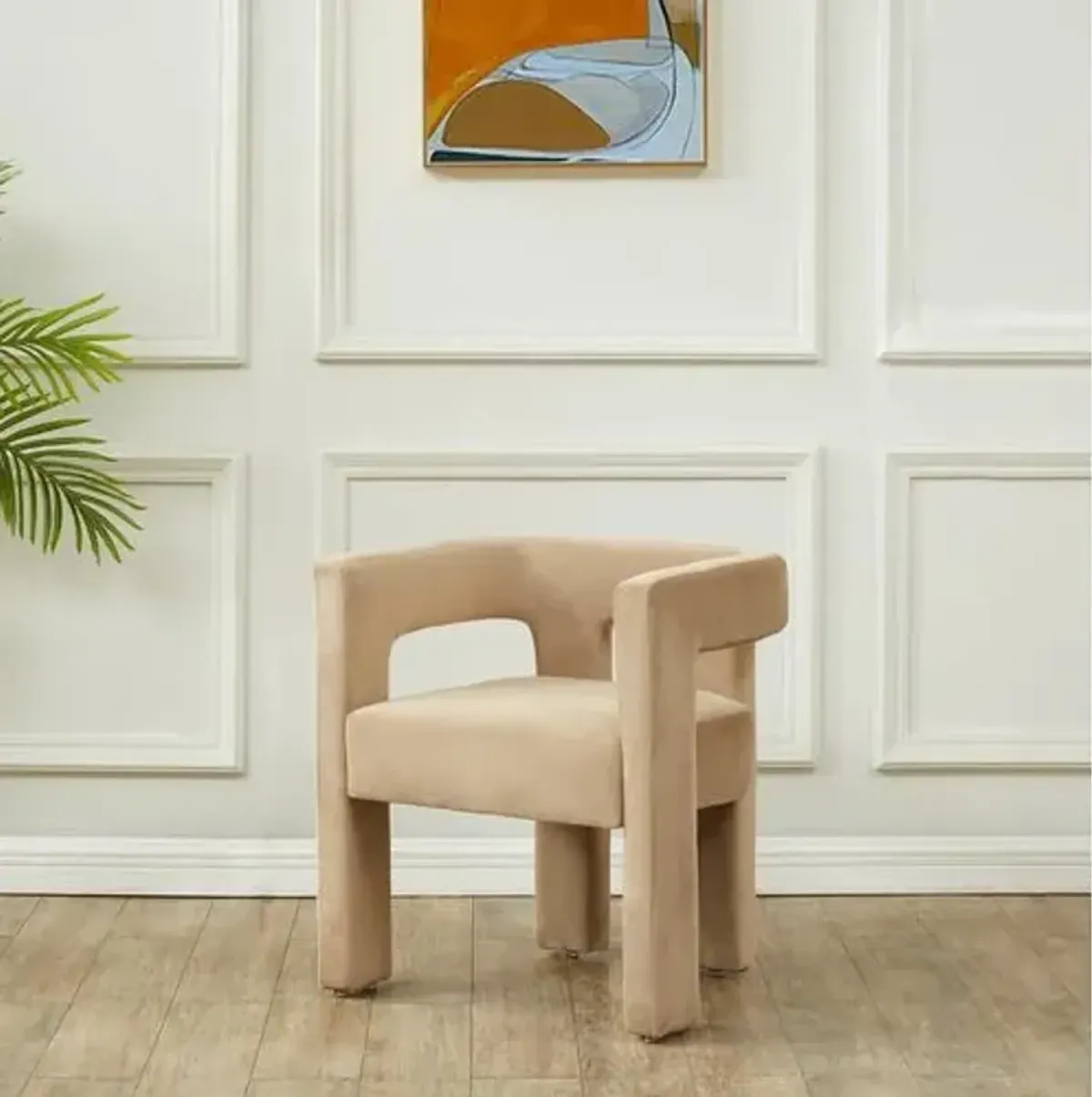 Gentry Contemporary Chair - Brown