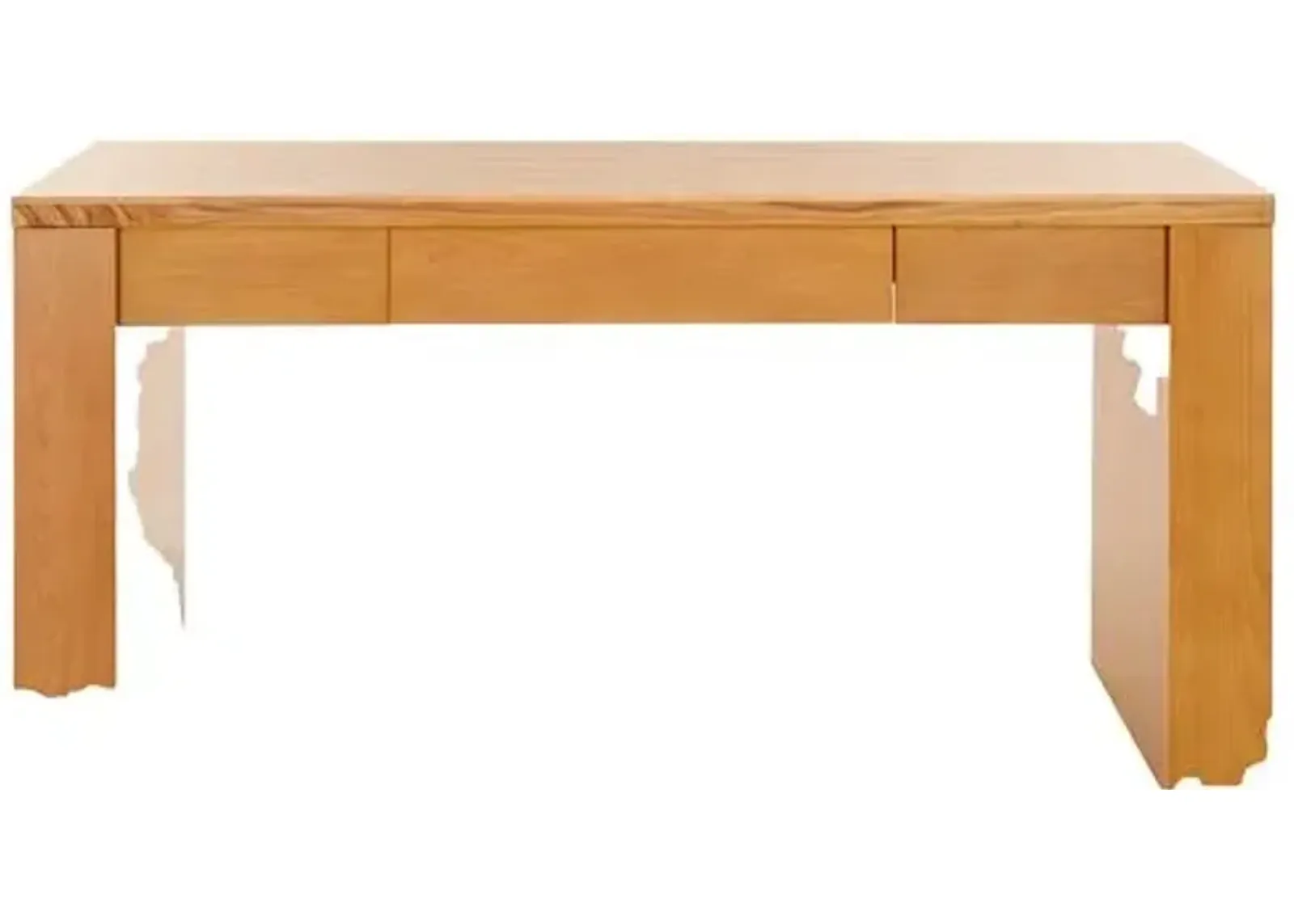 Niven Wood Desk - Natural - Brown