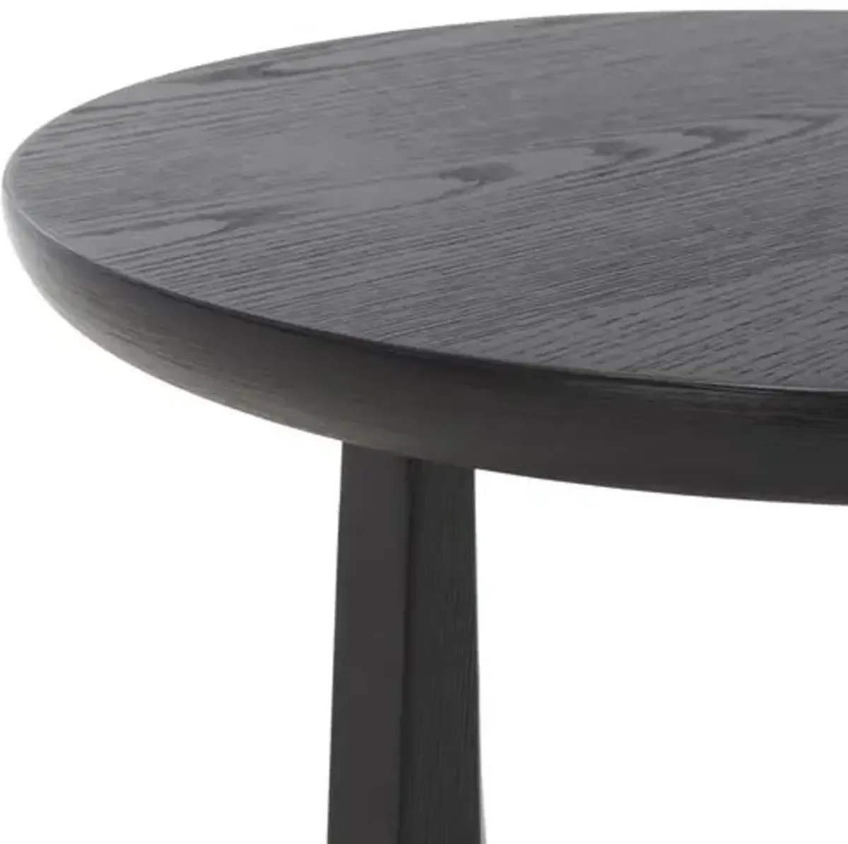 Zinnia Wood Accent Table - Black - 22Hx20Wx20D in