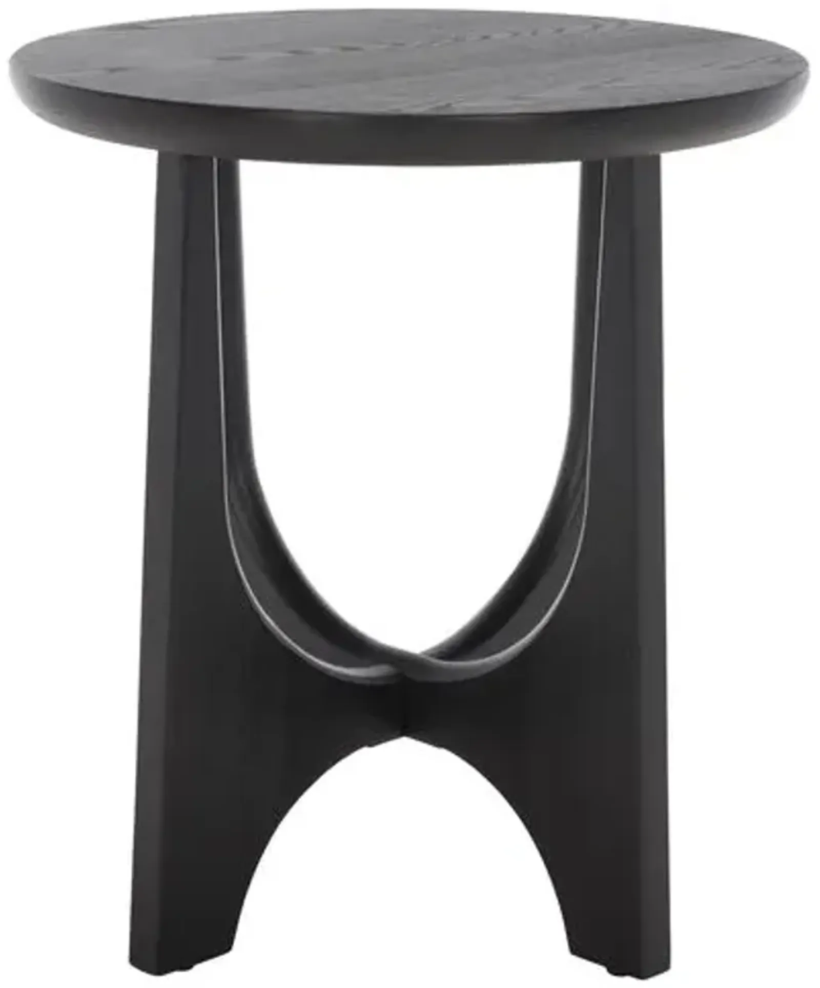 Zinnia Wood Accent Table - Black - 22Hx20Wx20D in