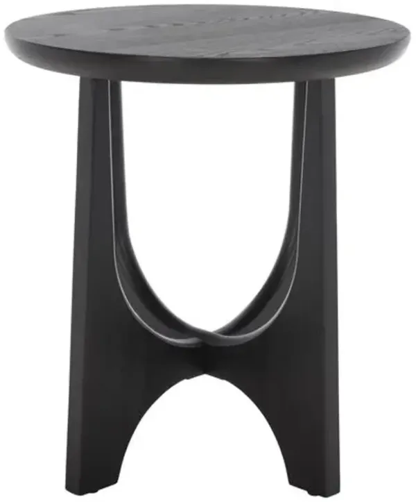 Zinnia Wood Accent Table - Black - 22Hx20Wx20D in
