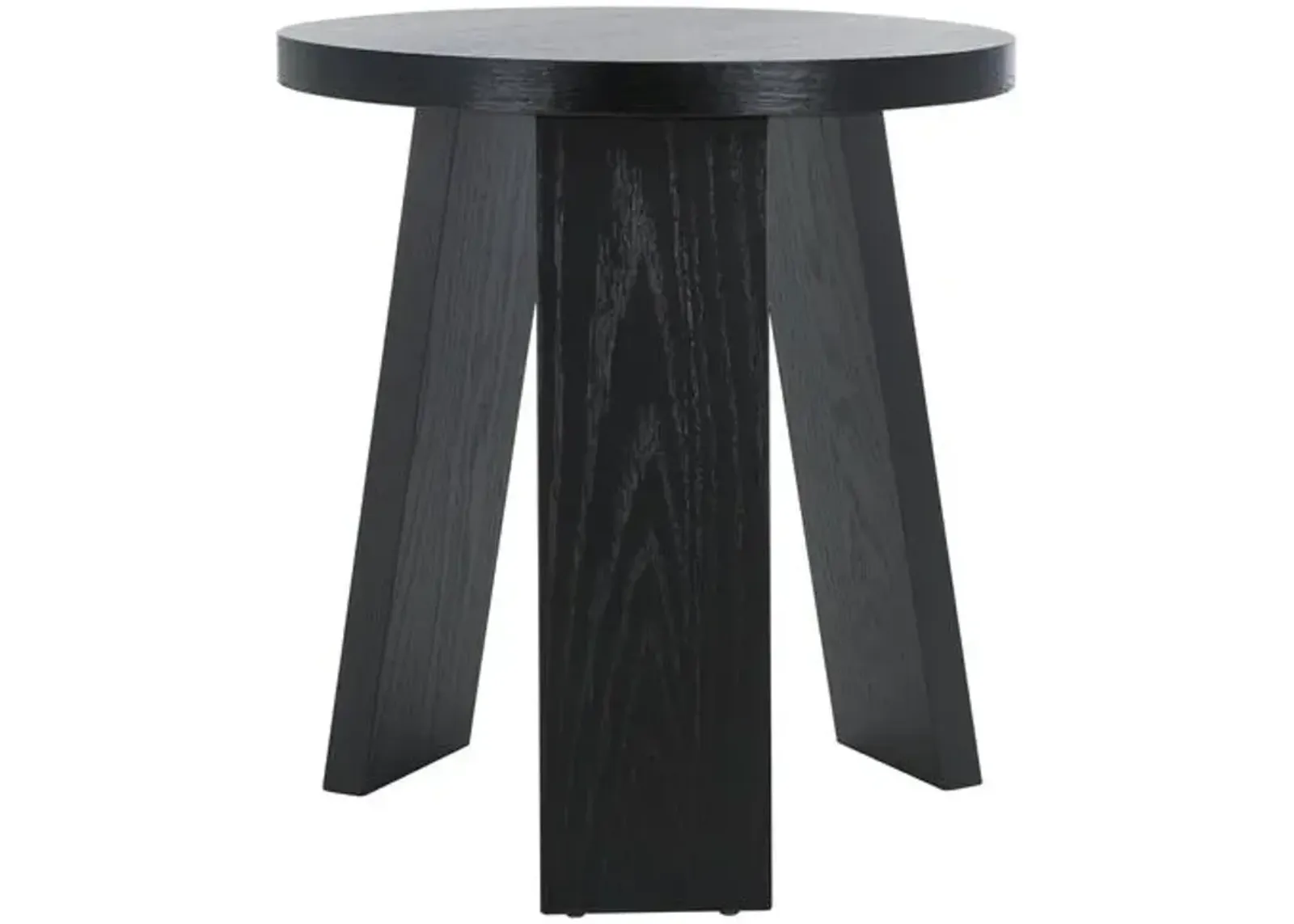 Delphina Wood Accent Table - Black - 22Hx20Wx20D in