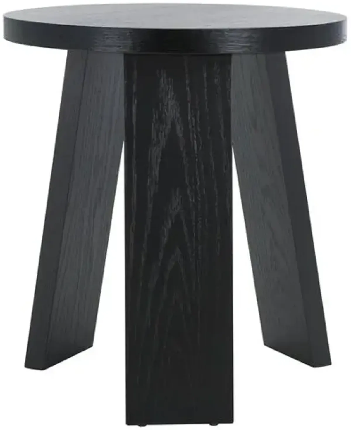 Delphina Wood Accent Table - Black - 22Hx20Wx20D in