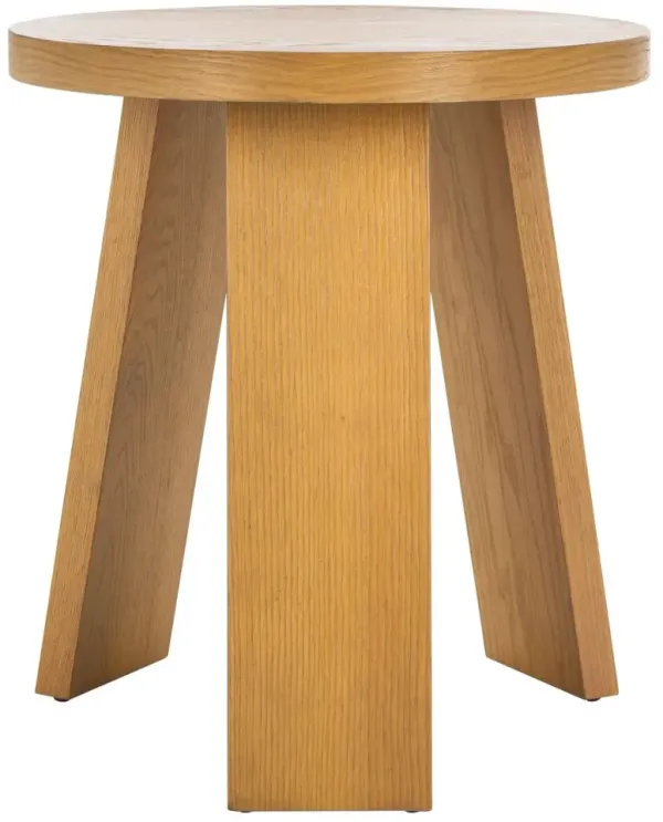 Delphina Wood Accent Table