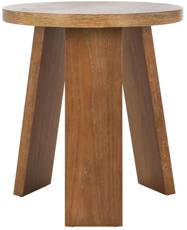 Delphina Wood Accent Table