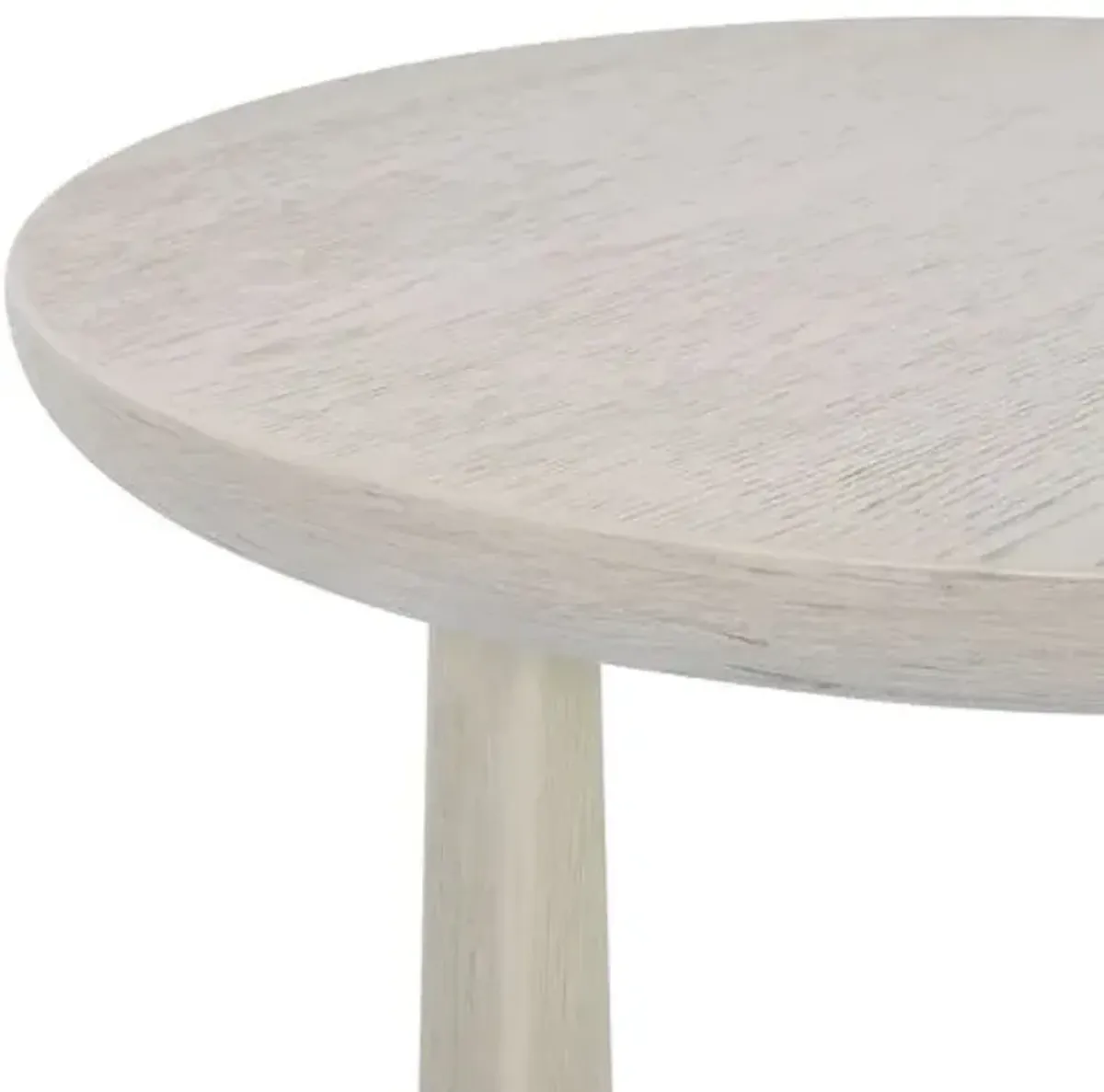 Zinnia Wood Accent Table - White - 22Hx20Wx20D in