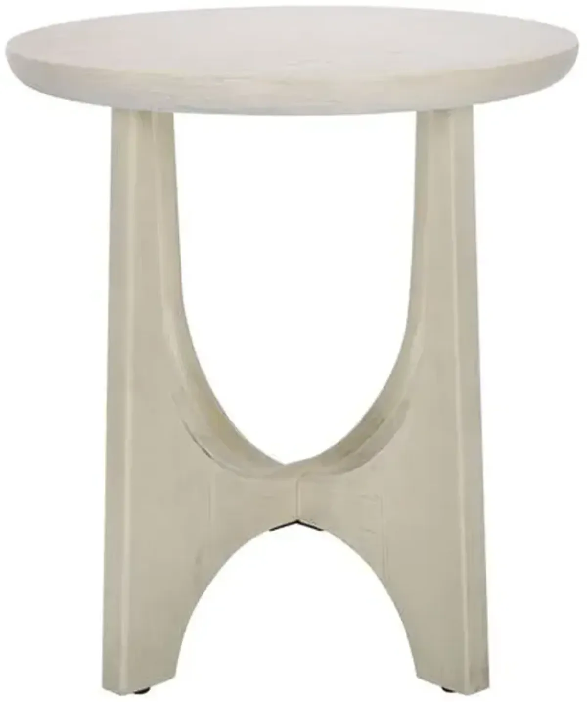 Zinnia Wood Accent Table - White - 22Hx20Wx20D in