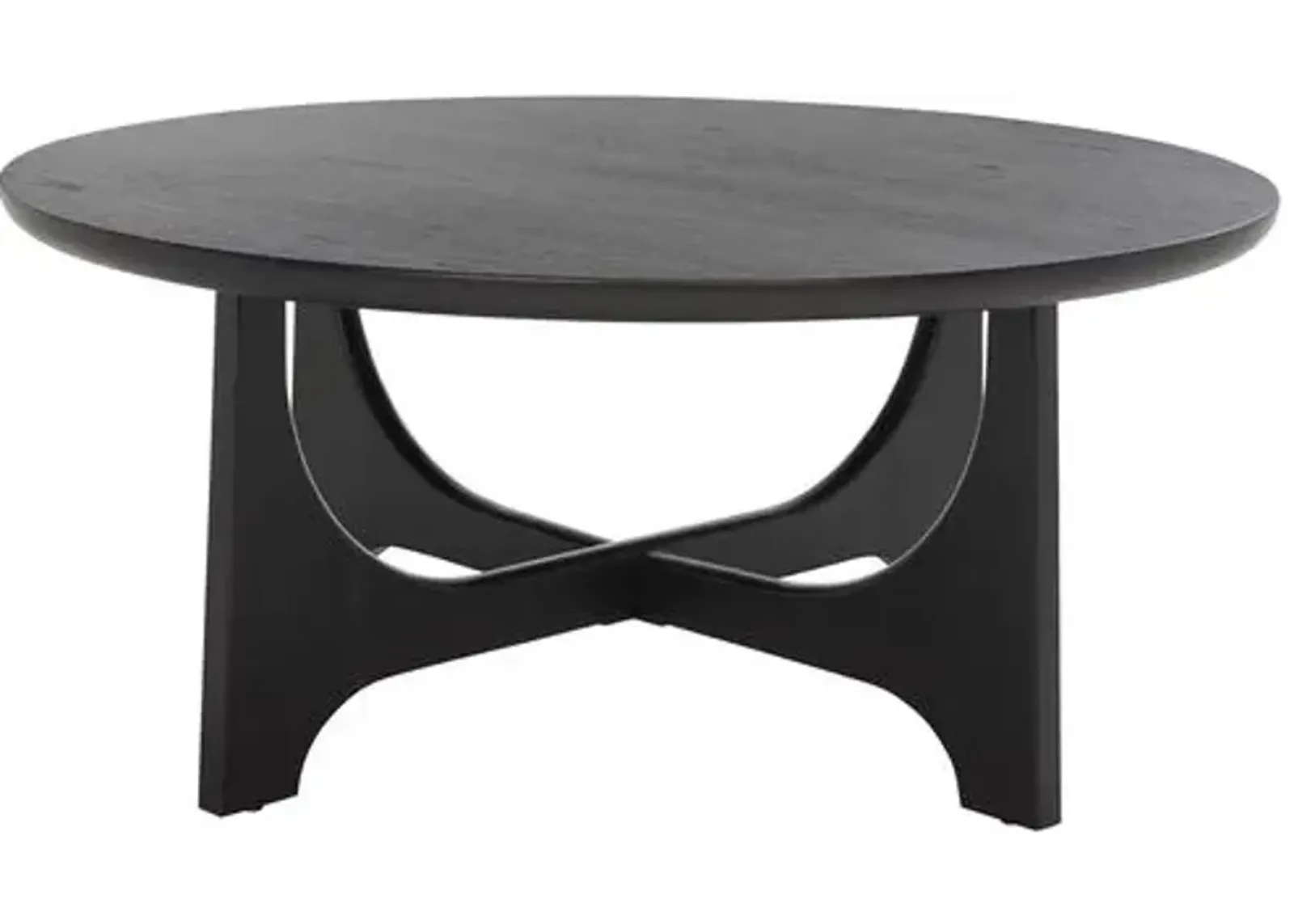 Zinnia Wood Coffee Table - Black