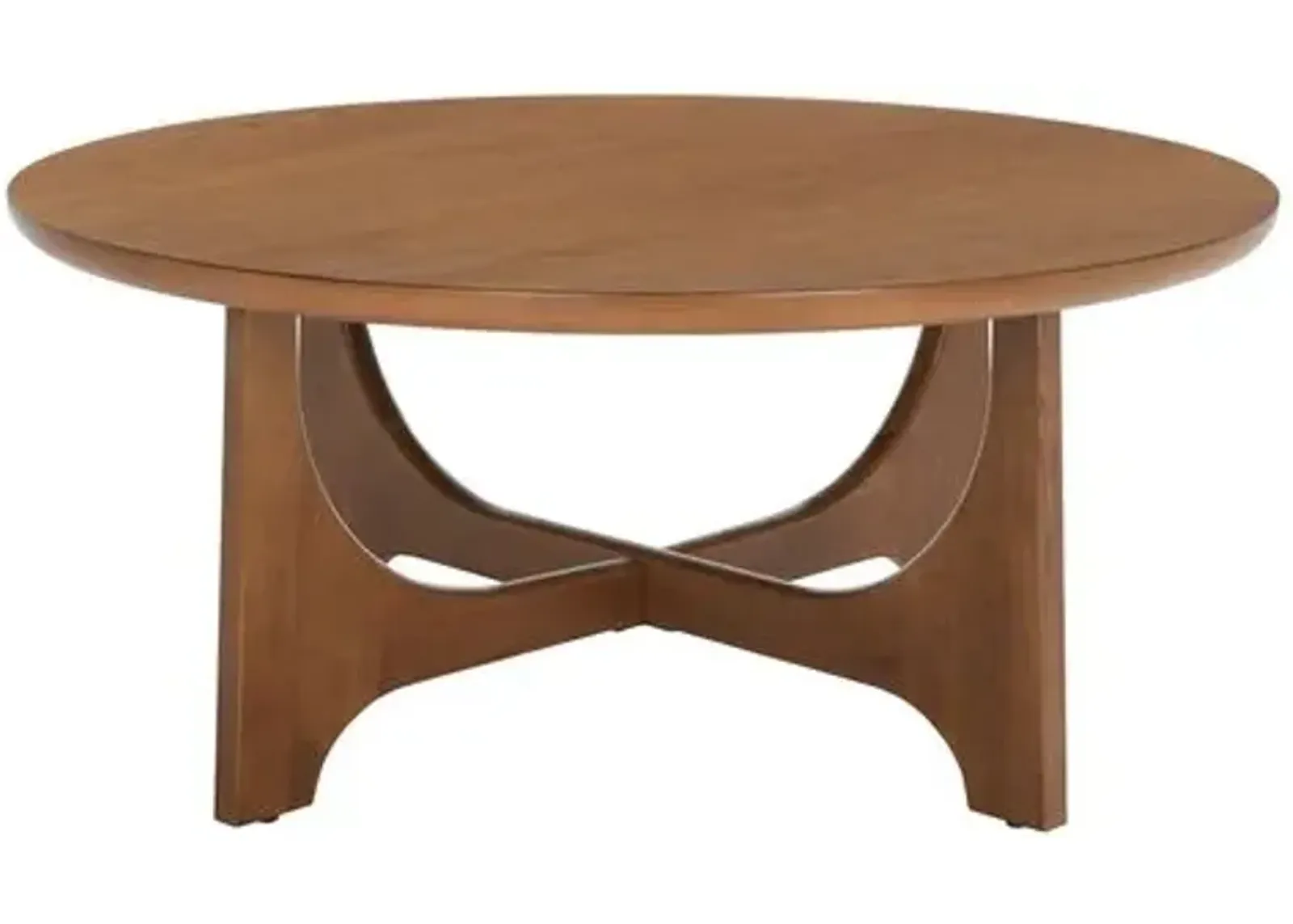 Zinnia Wood Coffee Table - Brown