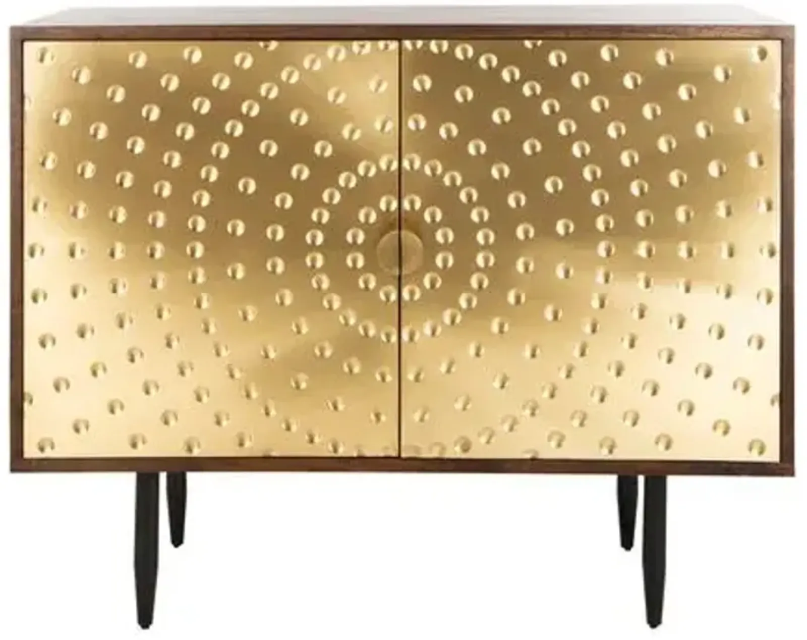 Josiah Sideboard - Wood/Brass - Gold