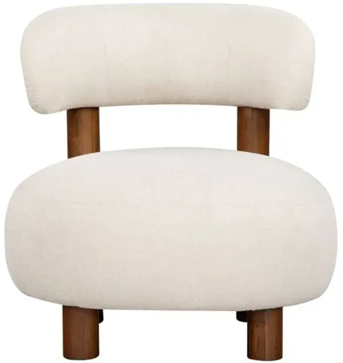 Sorrell Boucle Accent Chair - Handcrafted - Beige, Comfortable, Durable