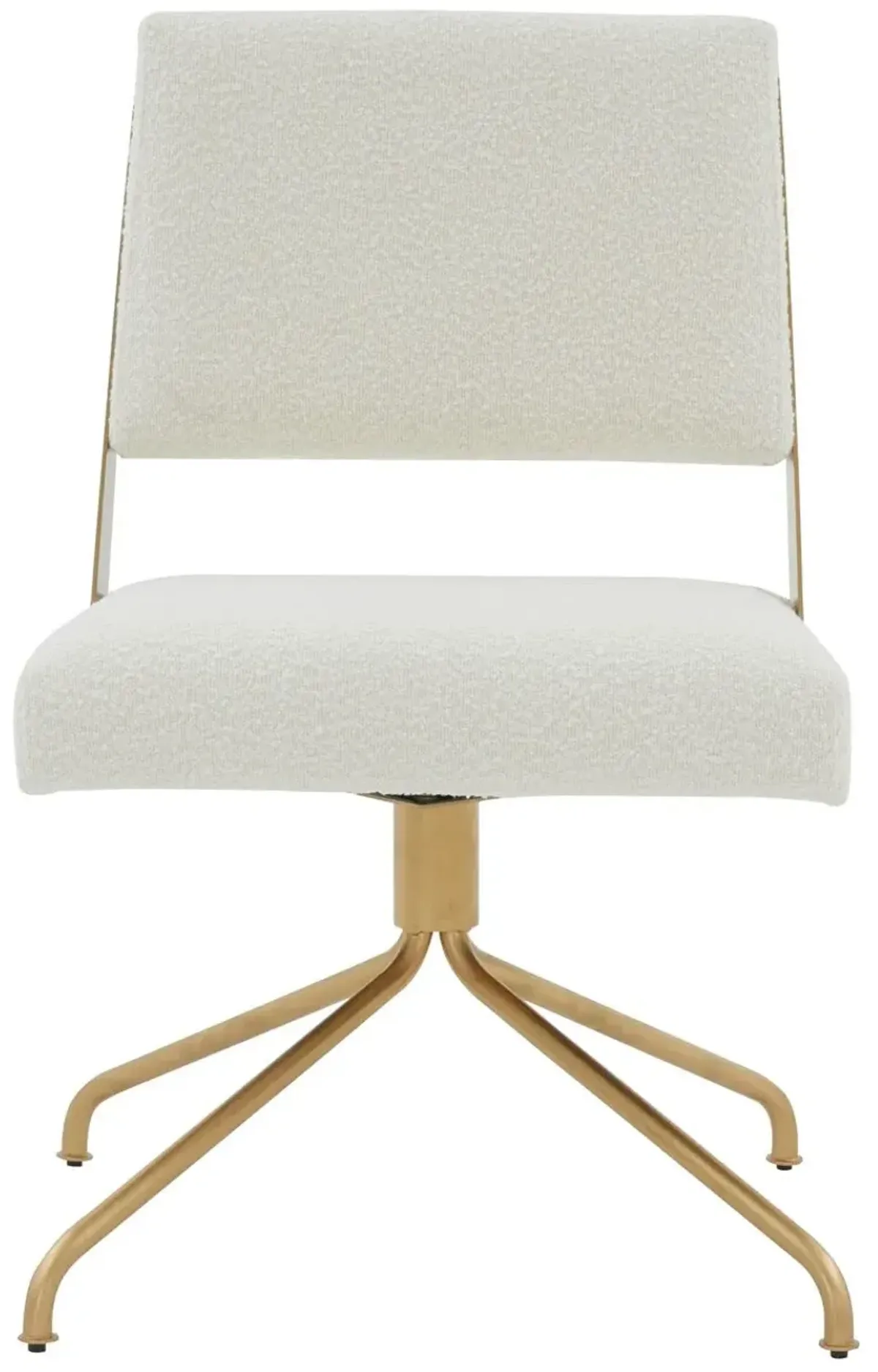 Wynn Boucle Swivel Office Chair