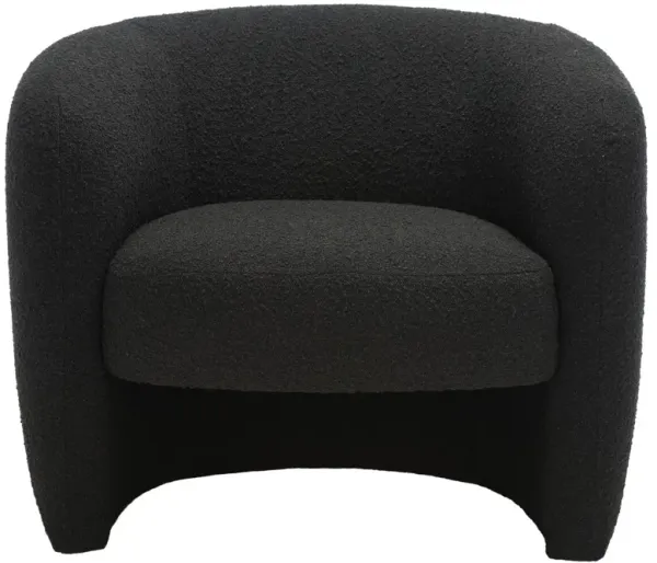 Zyla Barrel Back Accent Chair, Boucle